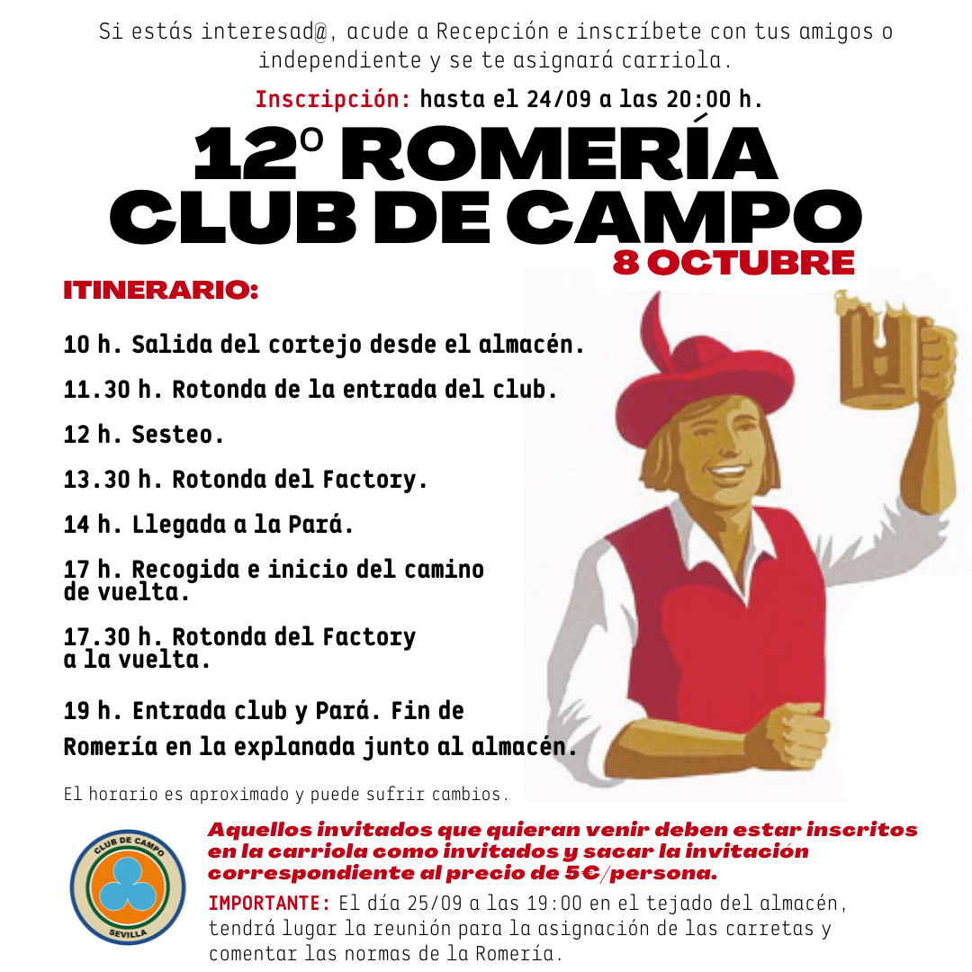 12º ROMERÍA CLUB DE CAMPO - CLUB CAMPO SEVILLA